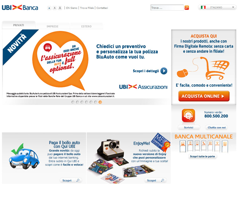 Home Page Portale